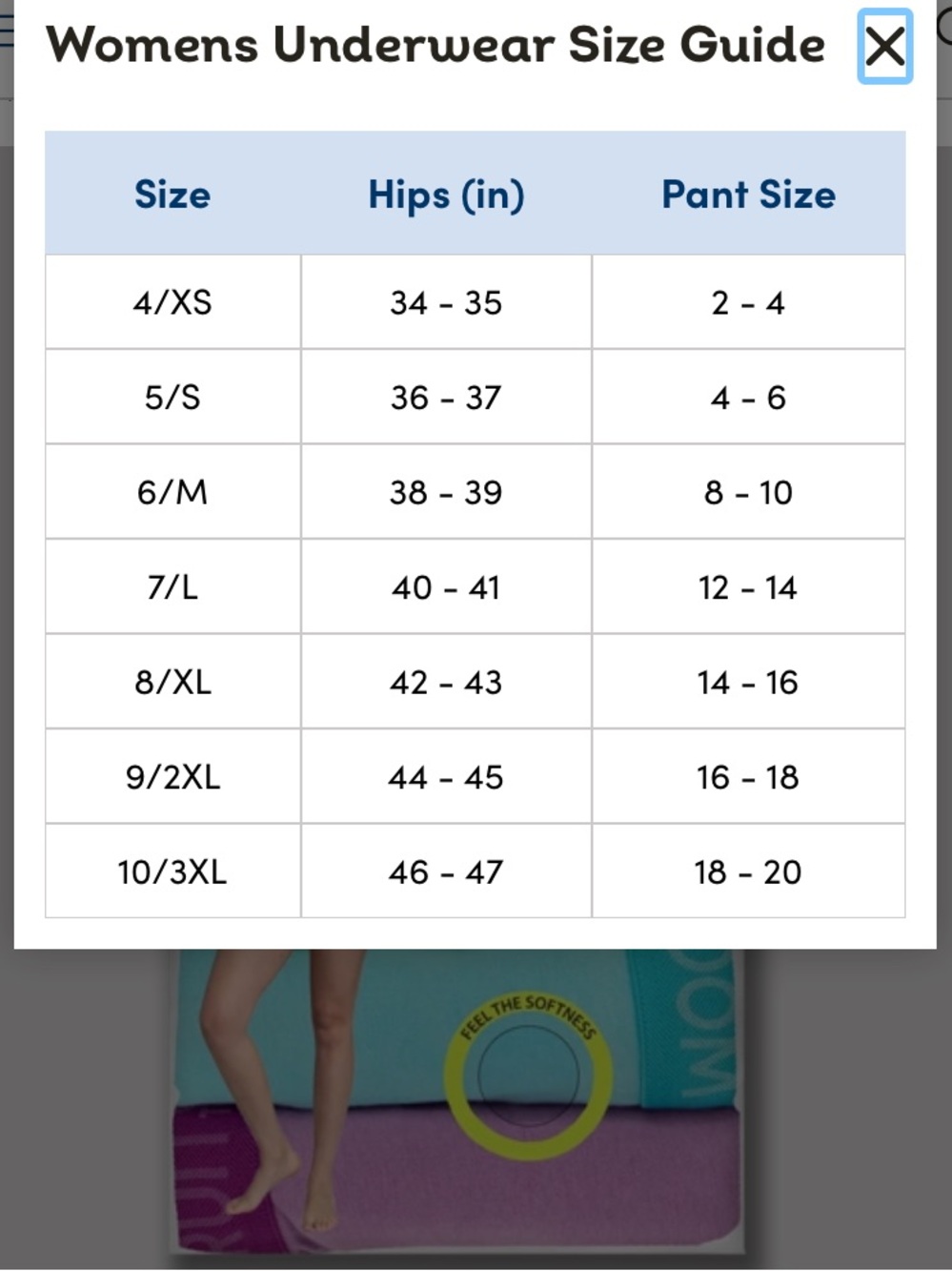 Fruit of the Loom 100% cotton Boyshort Panties - Size XL (14-16) - 3 pack - Picture 13 of 13
